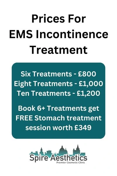 EMS Incontinence Treatment Prices Wrexham